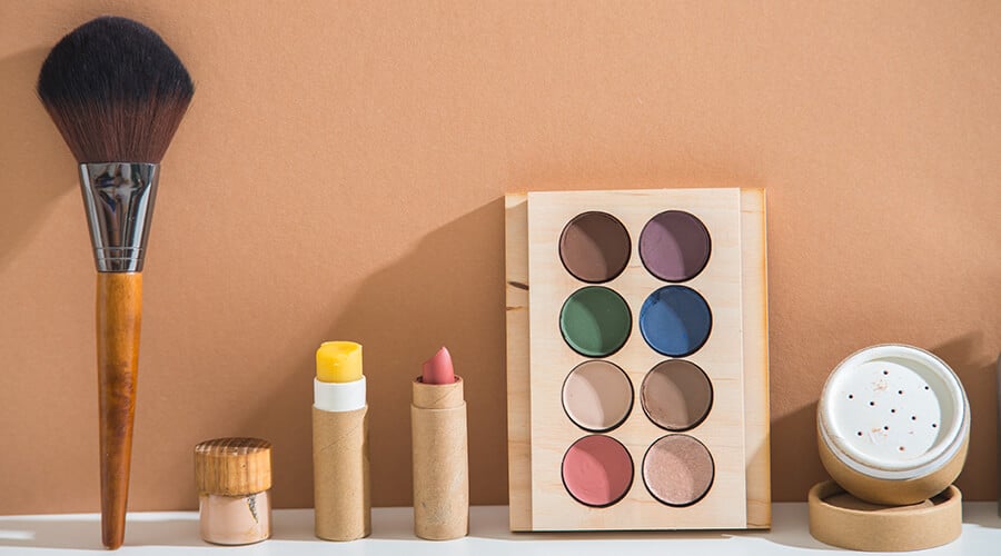 sustainable makeup selection