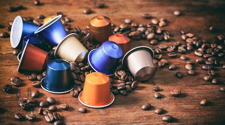 Nespresso Coffee Pods and Coffee Beans
