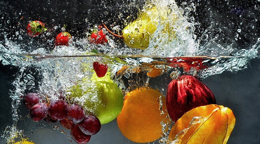 Washing Fruit